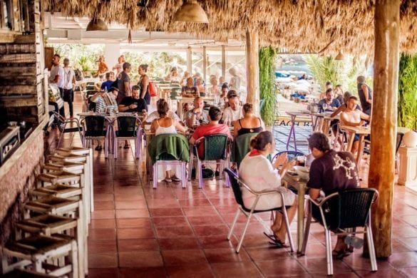 Can Yucas ibiza strand restaurant Cala Tarida
